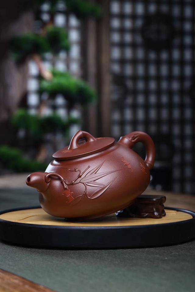 鸿福齐天朱峰国家级工艺美术师原矿底槽清