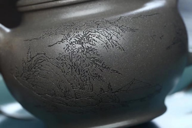 【掇只】家藏自练极品丁山大水潭天青泥(矿源珍贵稀少,已绝迹,每烧制