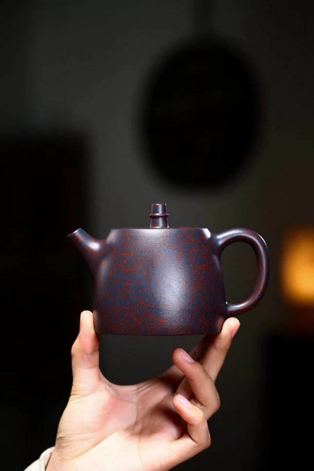 宜兴紫砂壶:【汉铎】王其明 国家级工艺美术师 原矿天