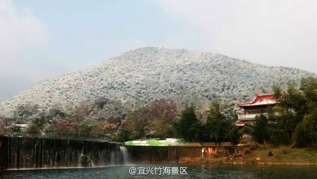 宜兴竹海雪景