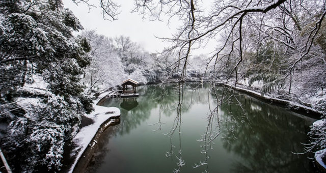 善卷洞雪景