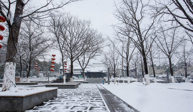 善卷洞雪景